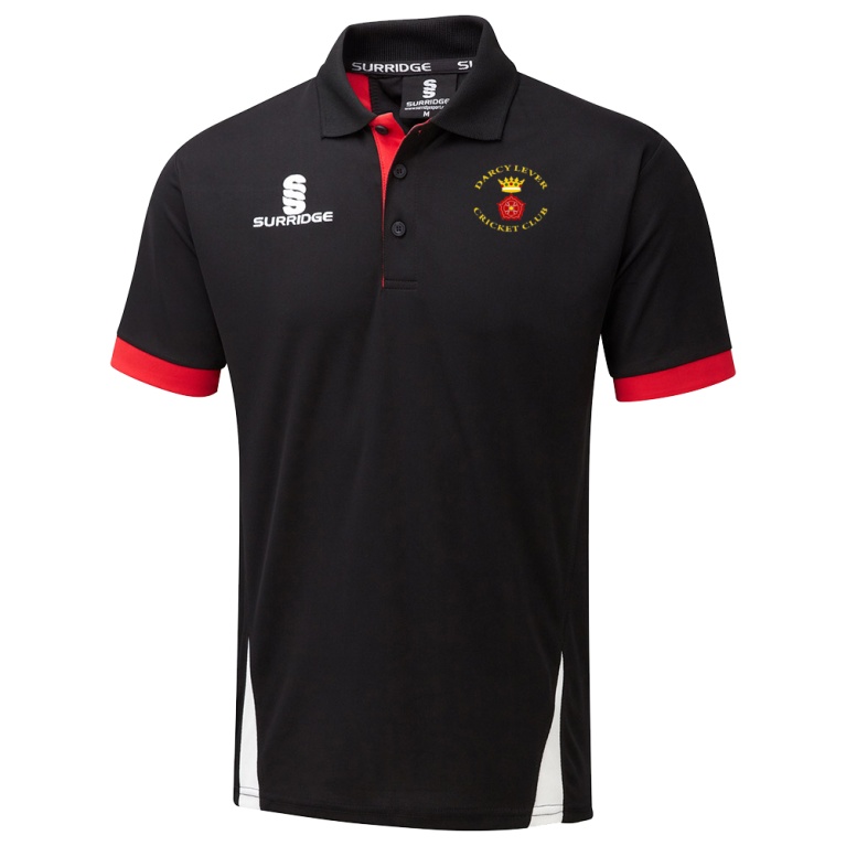 Blade Polo Shirt : Black/Red/White